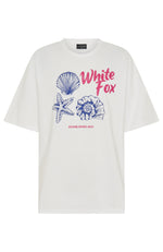 Pick Up Shells Oversized Tee White