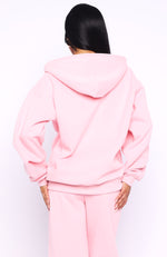 Ready To Go Zip Front Hoodie Pink | White Fox Boutique US