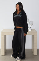 Release 15 Asalia Wide Leg Sweatpants Black