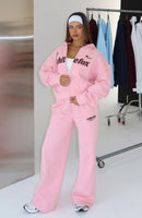 Release 15 Kiana Wide Leg Sweatpants Pink