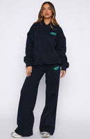 Release 15 Kiana Wide Leg Sweatpants Navy