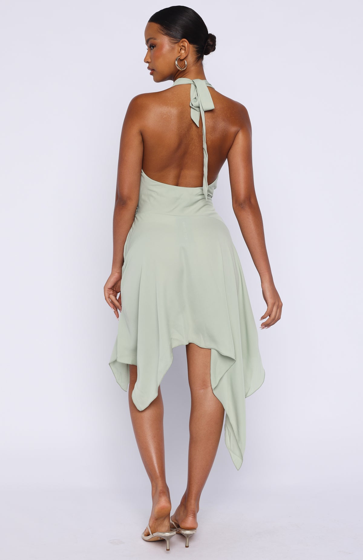 Reminiscing Halter Midi Dress Mint Reminiscing Halter Midi Dress Mint