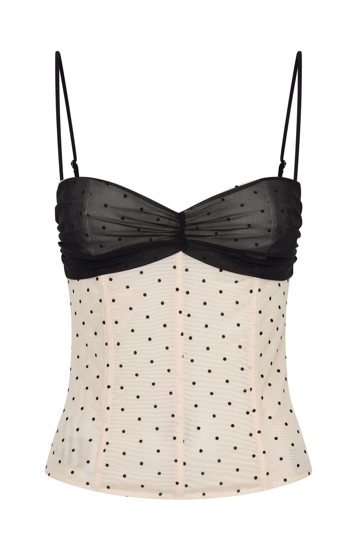 Roam Free Top Cream/Black Polka Dot | White Fox Boutique US