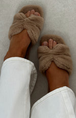 Safa Slippers Latte