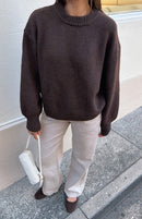 Sashi Knit Sweater Espresso