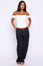 Shaking Things Up Strapless Bustier White | White Fox Boutique US