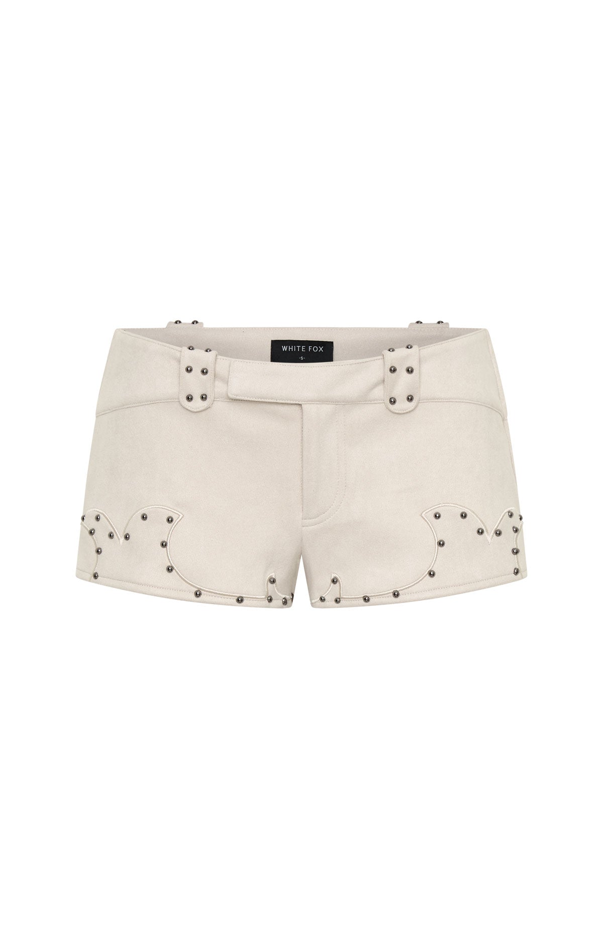 Sing It Back Faux Suede Shorts Cream | White Fox Boutique US