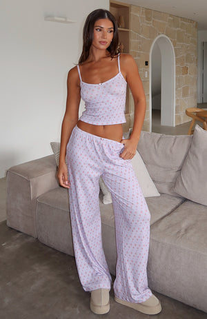 Dreamy Pyjama Top Pink Blossom