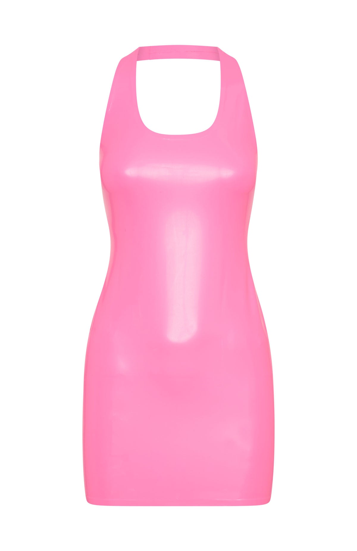 Spell Breaker Latex Mini Dress Hot Pink Spell Breaker Latex Mini Dress Hot Pink