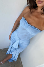 katrina mesh maxi dress in blue ombre Still Got It Mesh Maxi Dress Sky Blue