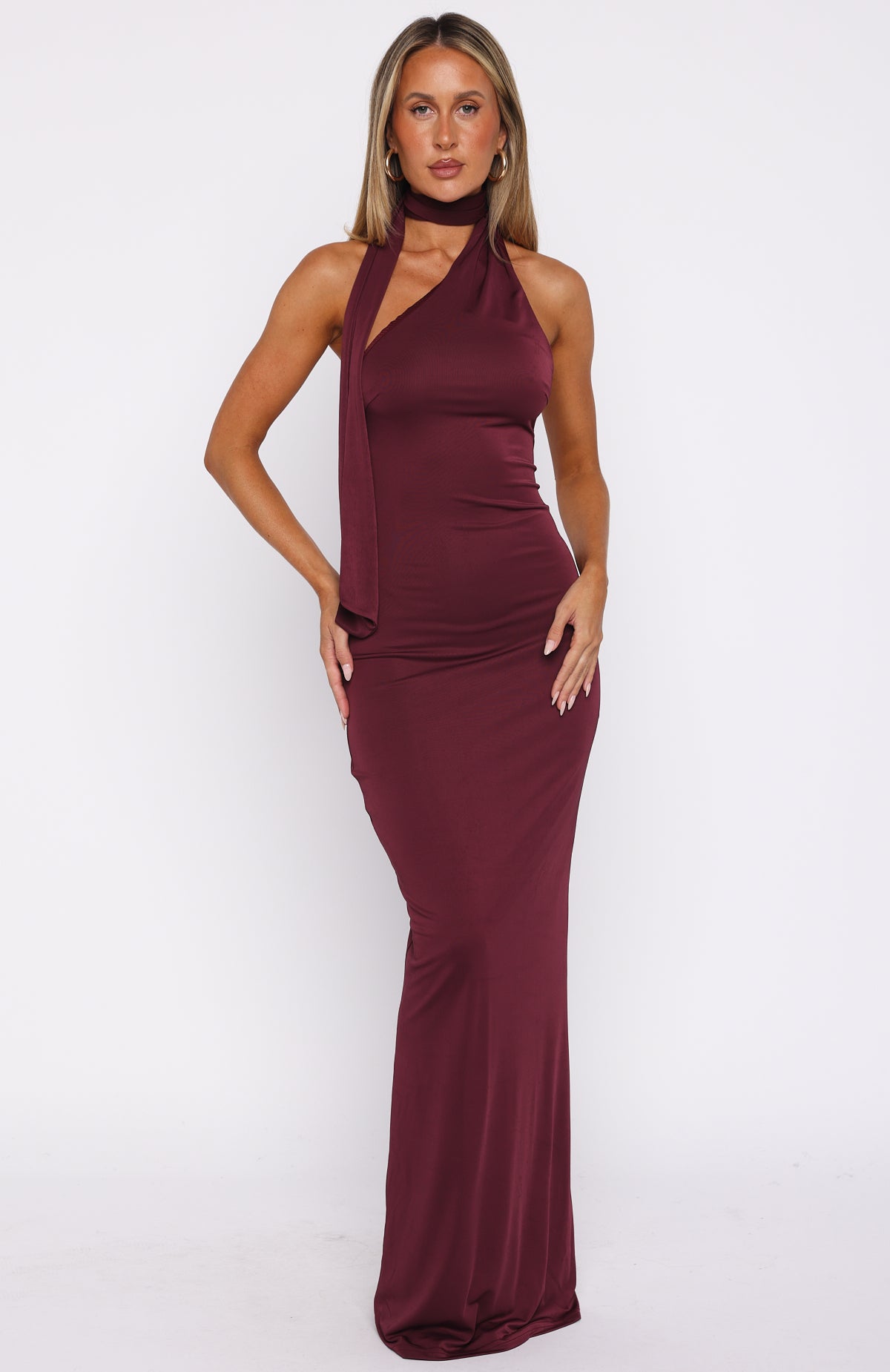 Sugar High Maxi Dress Burgundy Sugar High Maxi Dress Burgundy