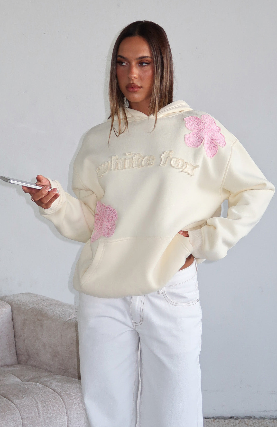 Sunkissed Bloom Oversized Hoodie Lemon | White Fox Boutique US