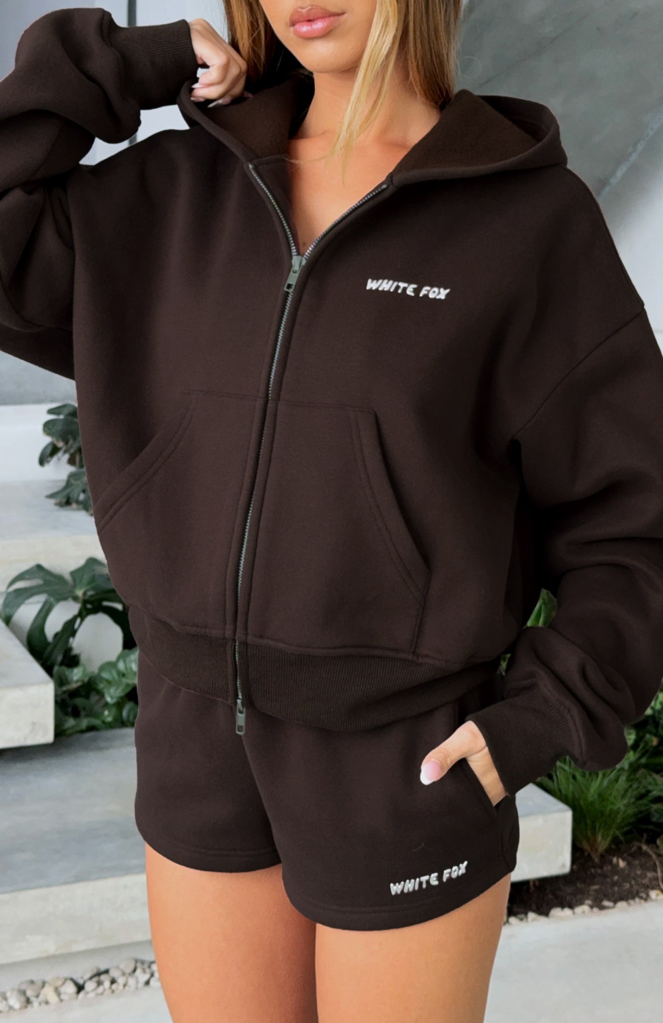 FOX Wフェイスハイネック Nike Sportswear Phoenix Fleece Women's Oversized Crew-Neck