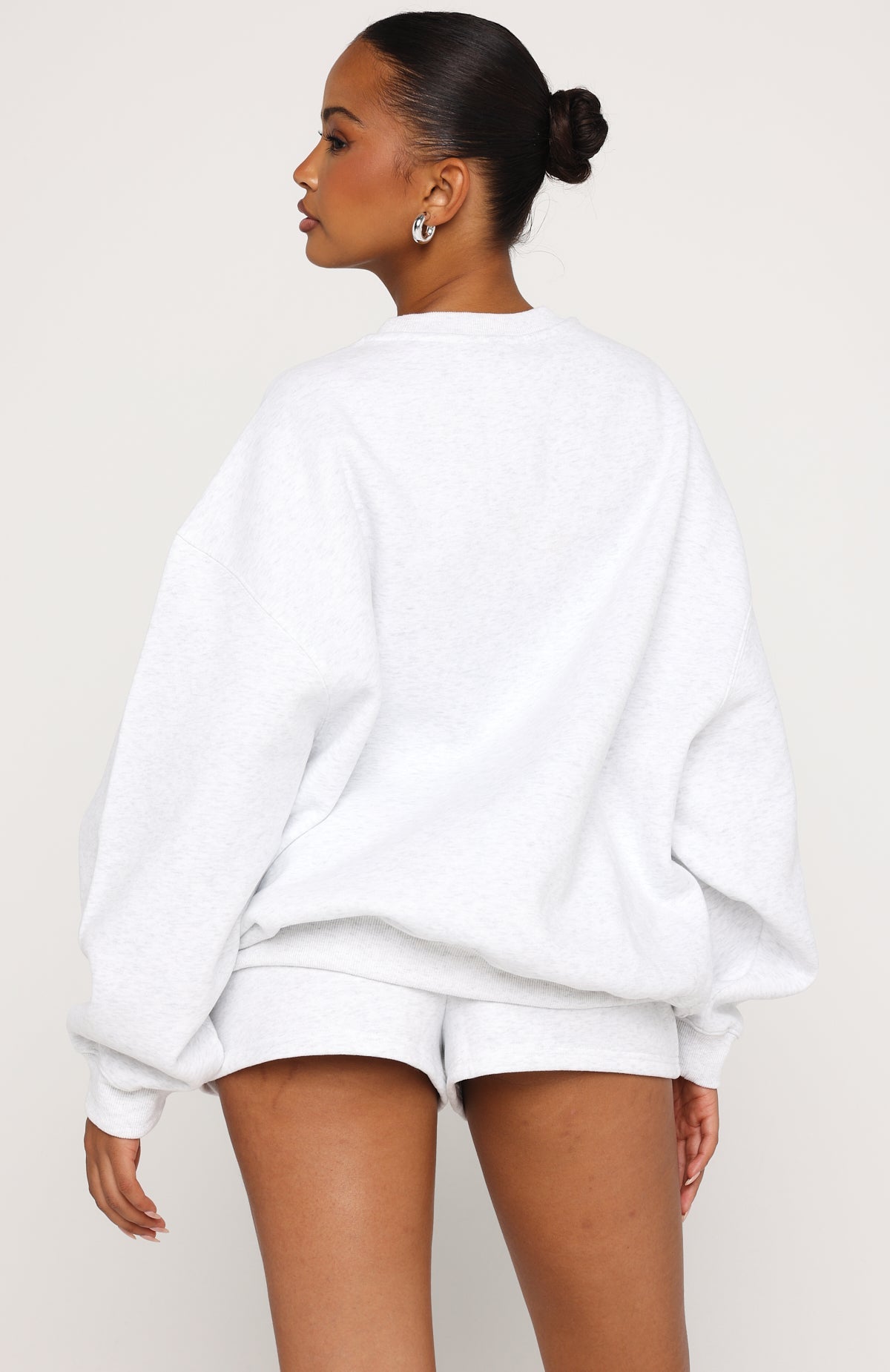 Test Drive Oversized Sweater Grey Marle | White Fox Boutique US