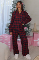 That Time Of Year Pyjama Pants Red/Navy