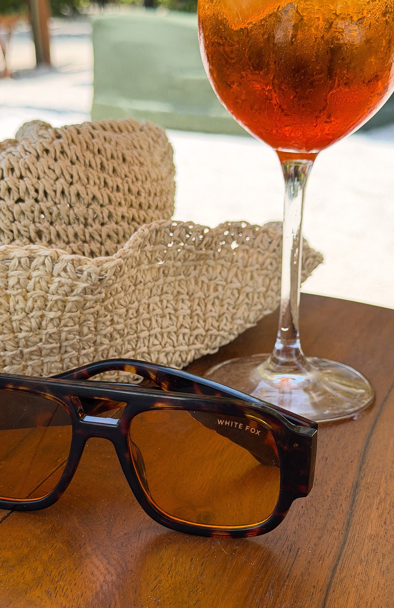 Tirza Sunglasses Tortoise/Yellow | White Fox Boutique US