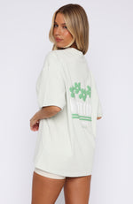Tropic Time Oversized Tee Sage