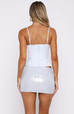 Platform Queen Bustier Ice Blue