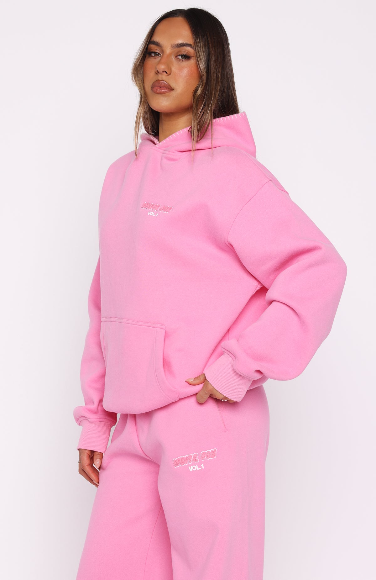 Vol. 1 Oversized Hoodie Bubblegum | White Fox Boutique US