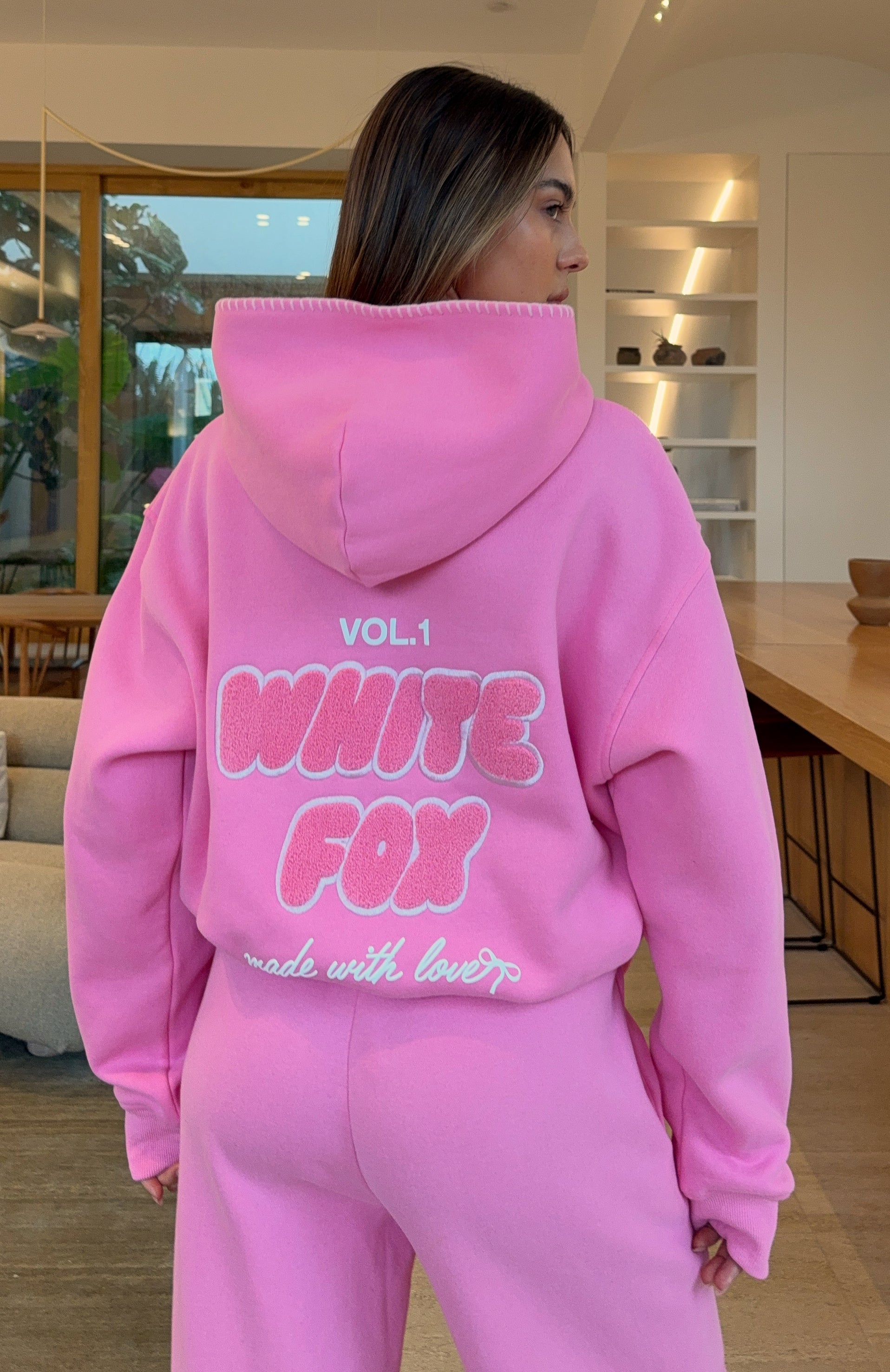 Vol. 1 Oversized Hoodie Bubblegum | White Fox Boutique US