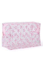 Late Notice Cosmetic Case Clear/Pink