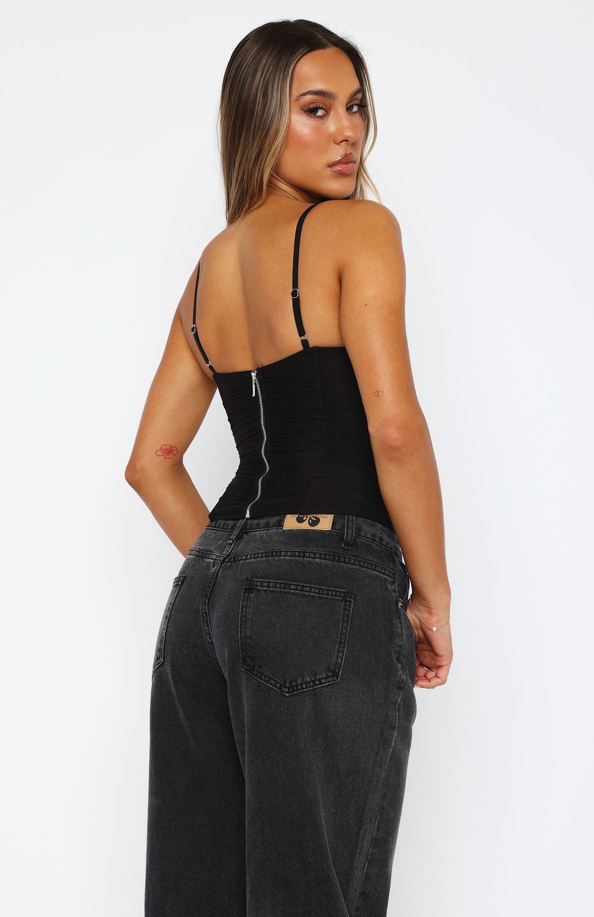 【新品タグ付】sheller BLOOM organdy tops ブラック 新品タグ付】sheller BLOOM organdy tops ブラック 新品タグ付