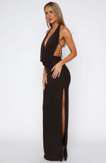 Neither One Of Us Maxi Dress Chocolate | White Fox Boutique US Neither One Of Us Maxi Dress Chocolate | White Fox Boutique US