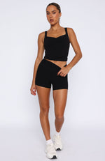 Shift Mid Rise Shorts 3.5" Black