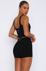 Shift Mid Rise Shorts 3.5" Black