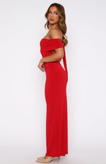 Truth Over Lies Maxi Dress Cherry