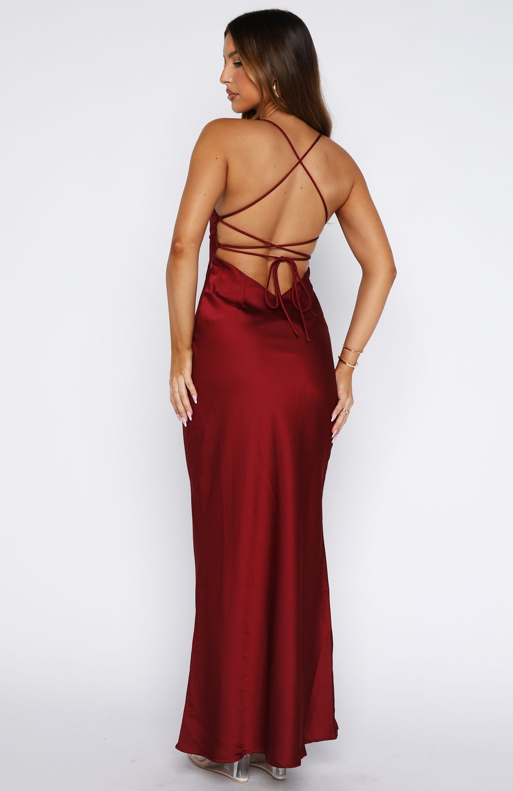 It's Not The Same Maxi Dress Burgundy | White Fox Boutique US
