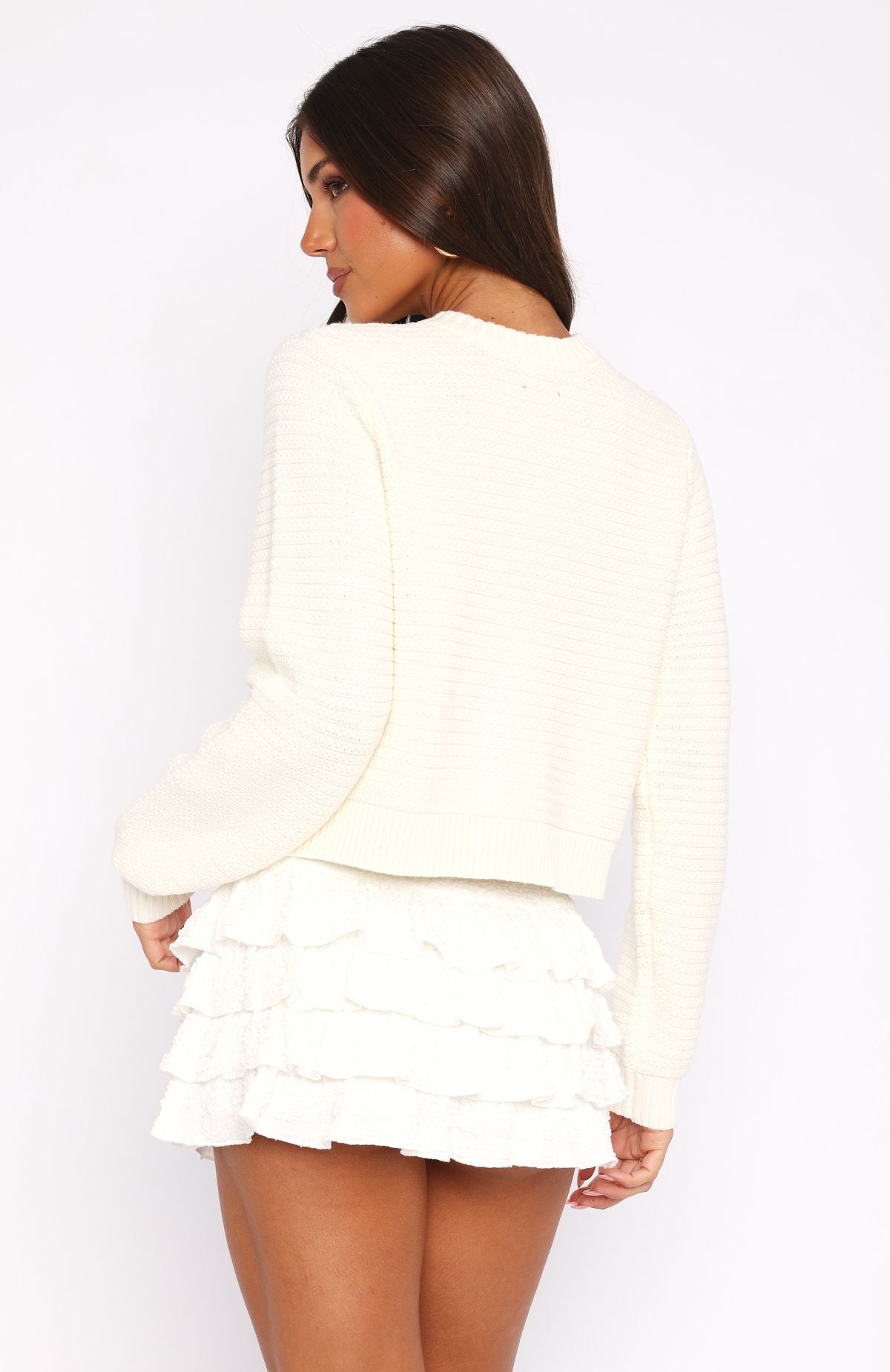 Glad I Found You Knit Cardigan Off White | White Fox Boutique US