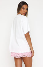 Love Of My Life Oversized Tee White