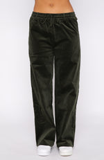 Stop Trying Cord Pants Khaki