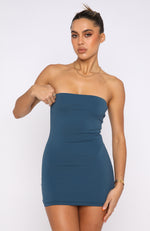 I've Got Plans Mini Dress Dark Teal