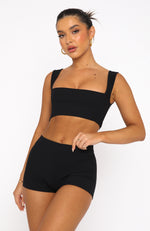 In The Mix Crop Black