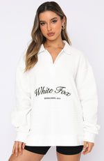 Long Way Home Sweater White