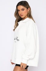 Long Way Home Sweater White