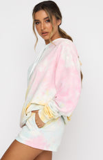 Date Night At Home Oversized Hoodie Popsicle