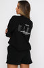 Step Back Oversized Tee Black