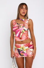 Hypnotised Tank Top Sunset Monarch