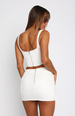 Powerful Woman Bustier White