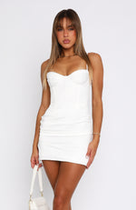 Work It Mini Dress White