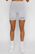 Real Games Bike Shorts Grey Marle
