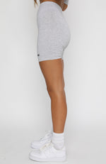 Real Games Bike Shorts Grey Marle