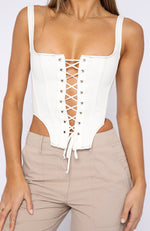 Good News Bustier Off White