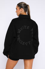 Project 5 Zip Front Sweater Ink