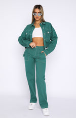 Right Way Pants Forest Green