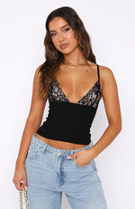 Blessed Life Bustier Black