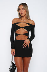 Just The Intro Bodysuit Black